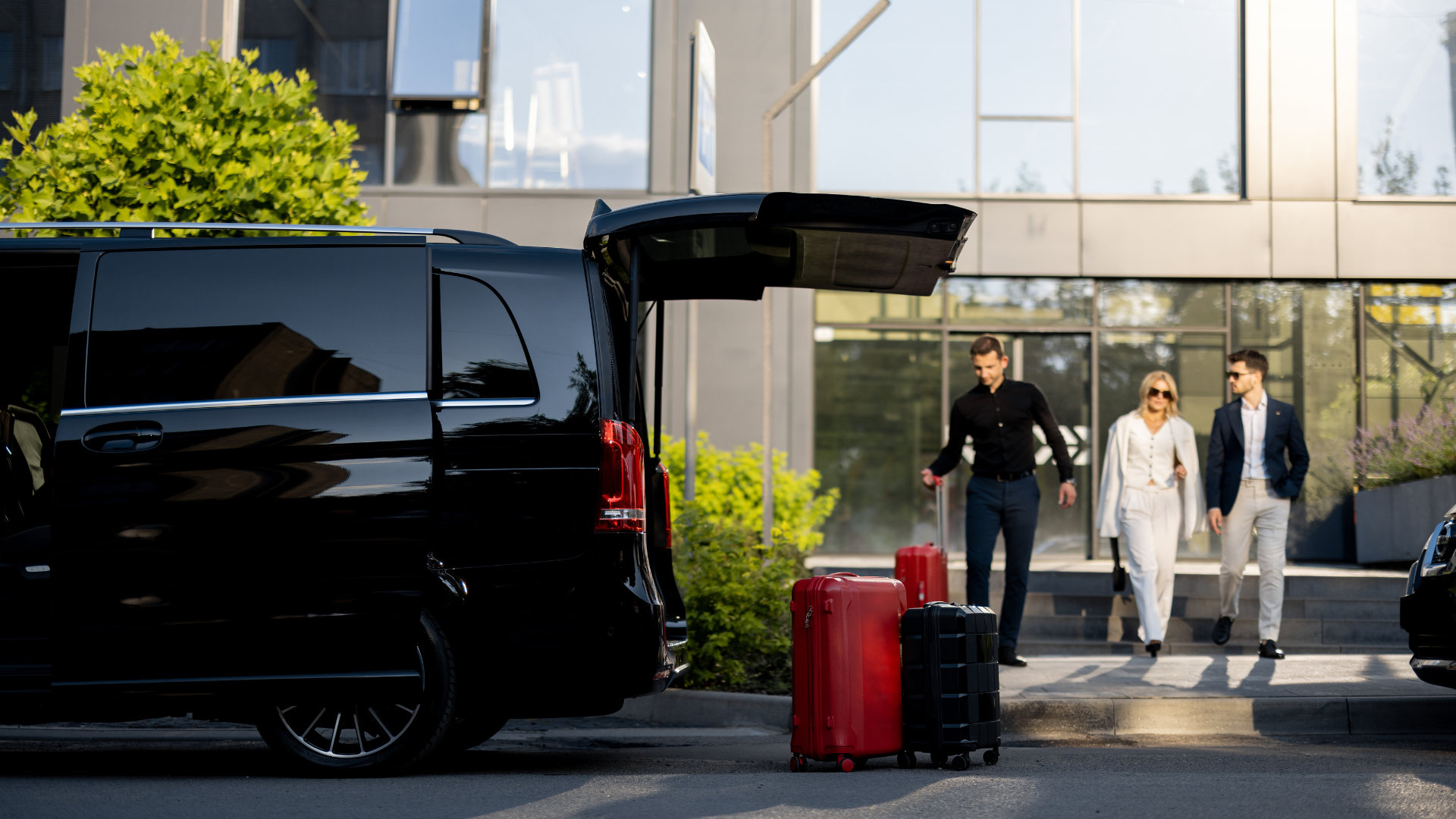 Mercedes V-Class VIP van with chauffeur, chauffeur service in Lyon